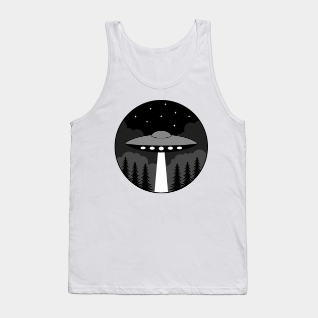 UFO Badge Tank Top by JenniferSmith